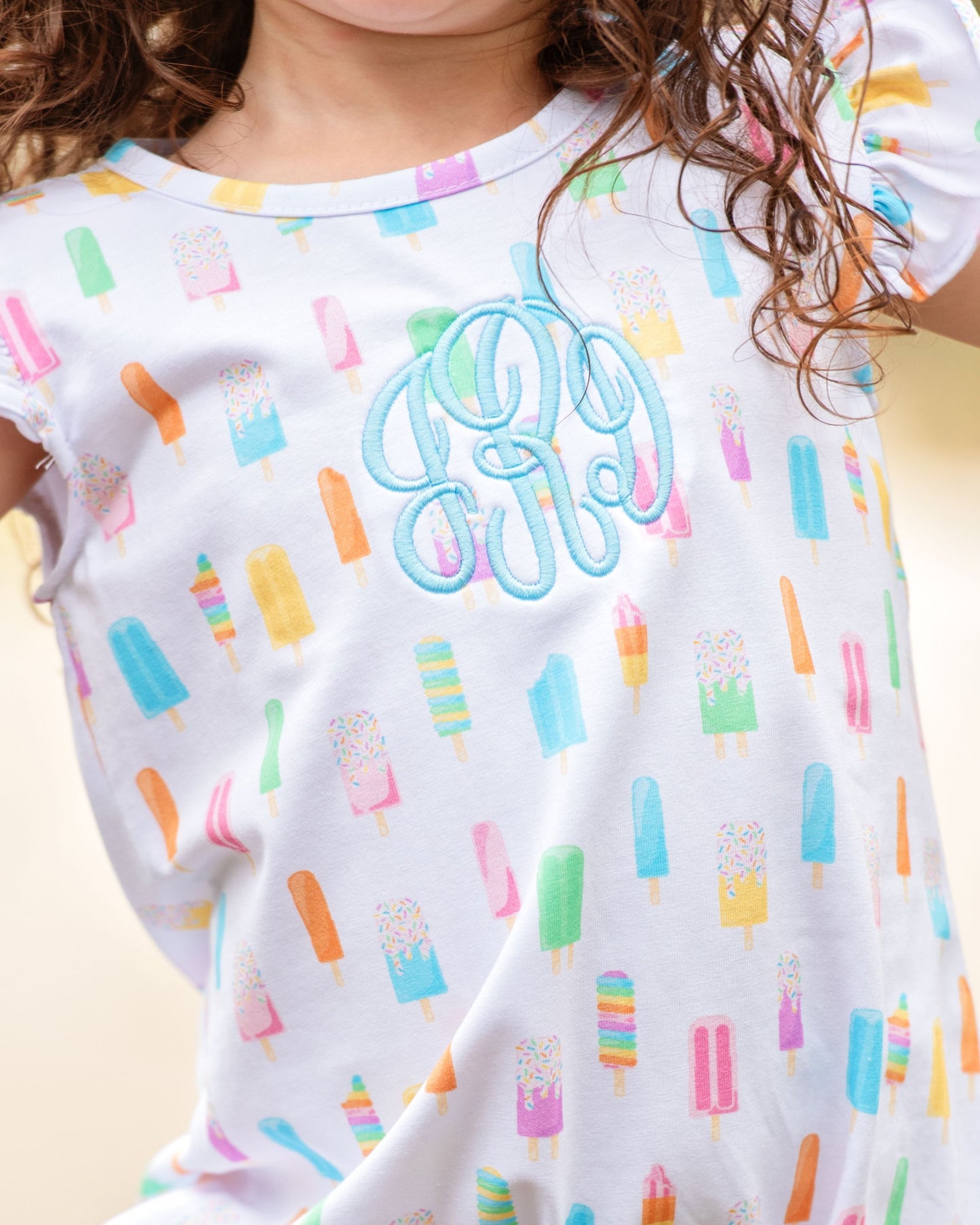 Popsicle Print Knit Bubble