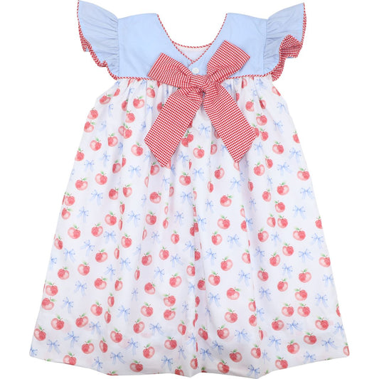 Apple And Bow Dress Back