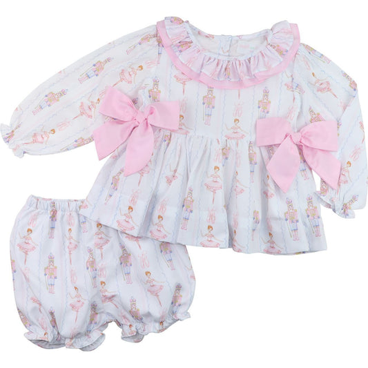 Ballerina Nutcracker Bloomer Set