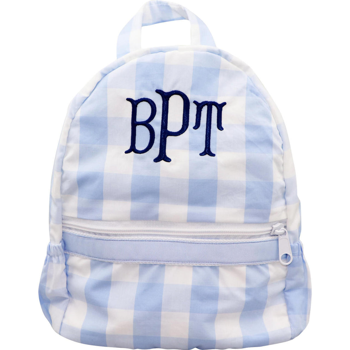 Blue Check Backpack
