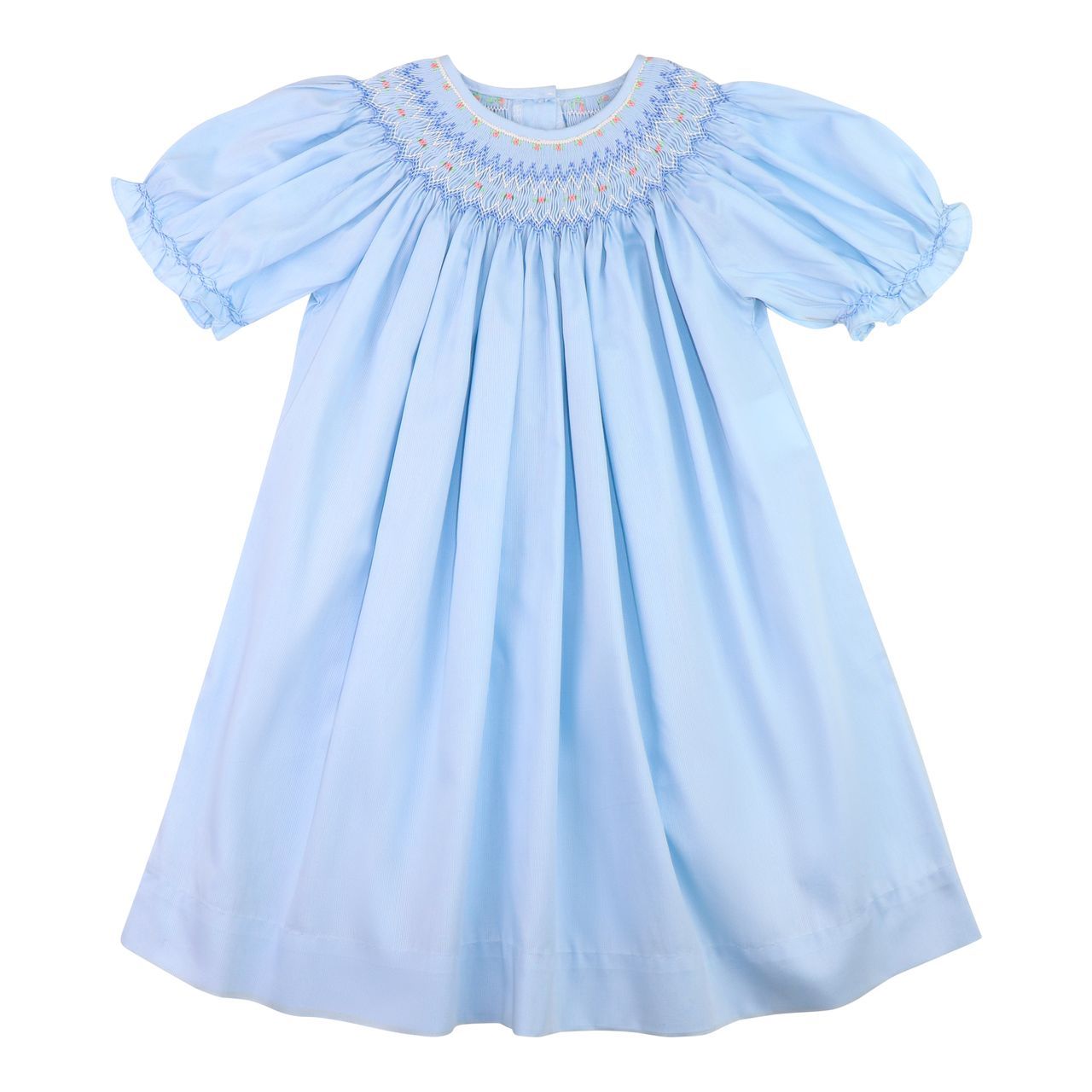 Blue Smocked Dress