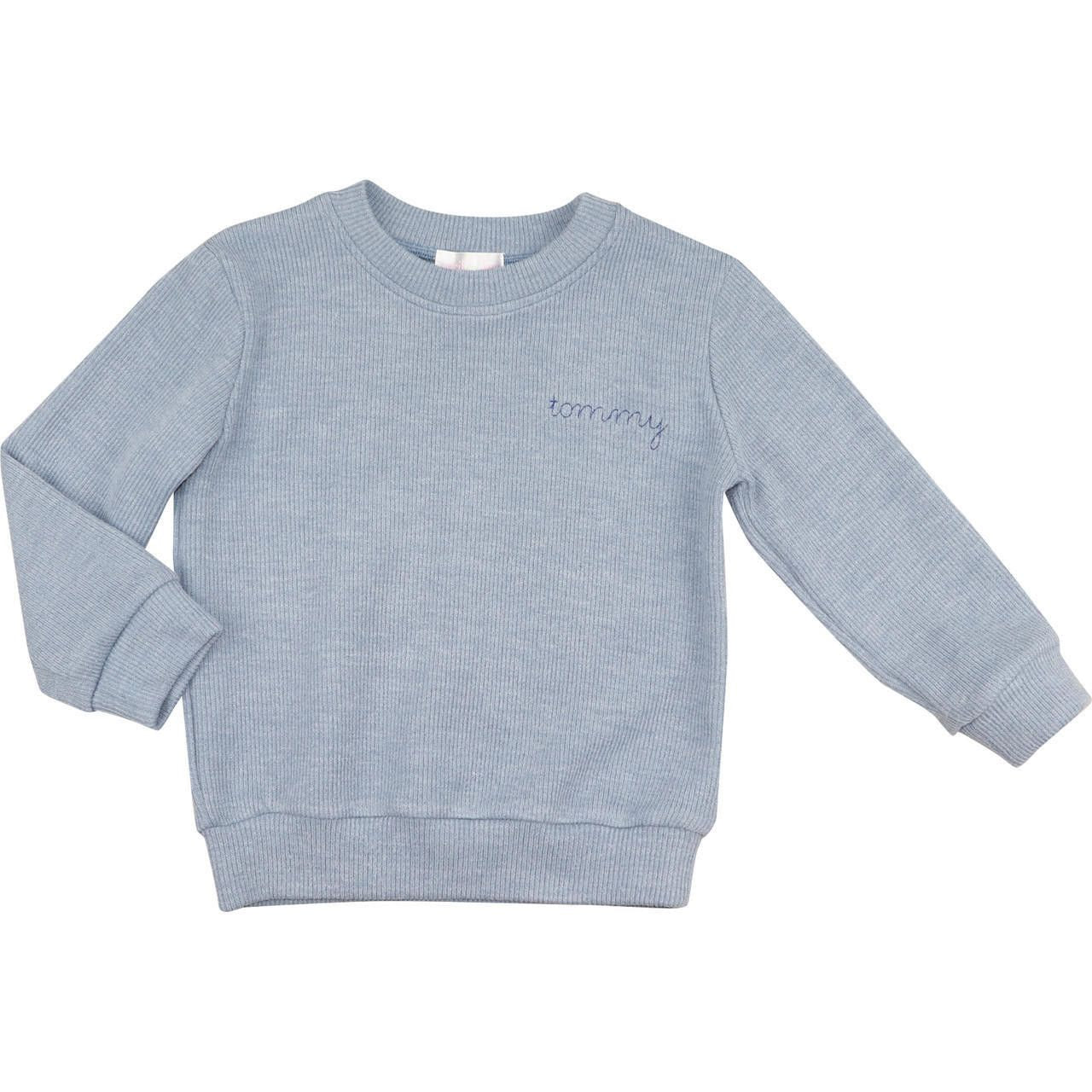 Blue Woven Sweater