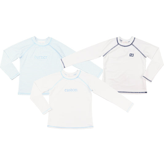 White And Blue Rashguard