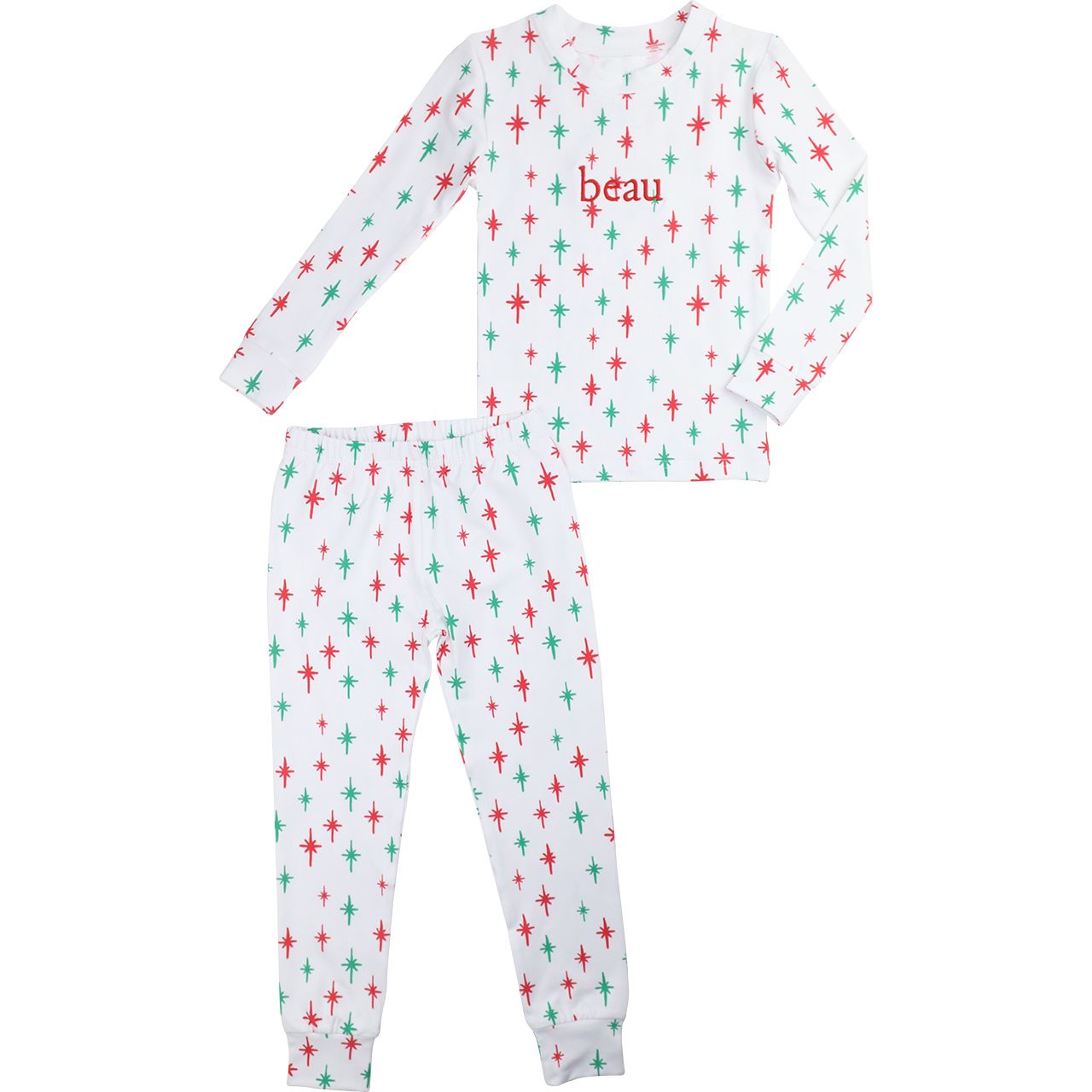 Christmas Stars Knit Pajamas