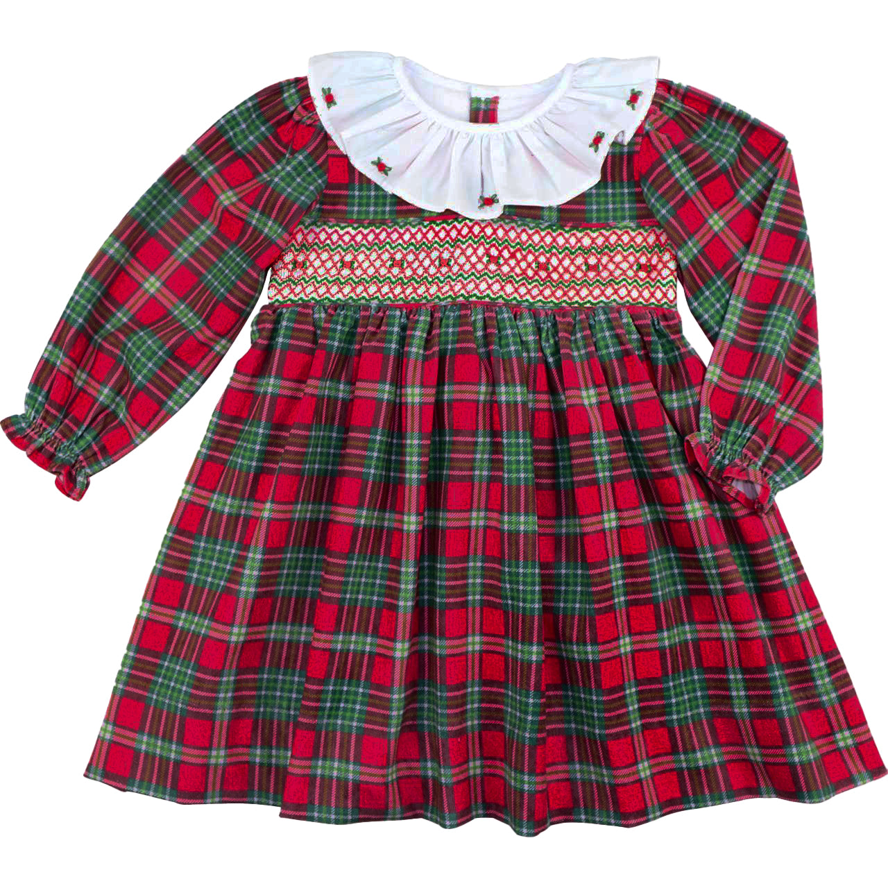 Corduroy_Plaid_Smocked_Dress_1
