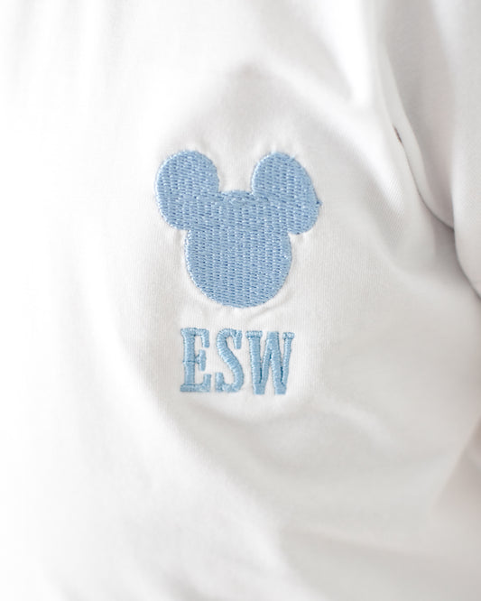 Blue Mouse Ears Short Set
