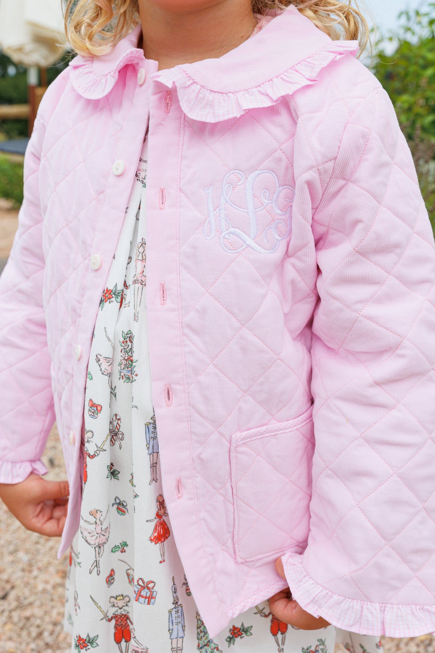 Pink Quilted Coat
