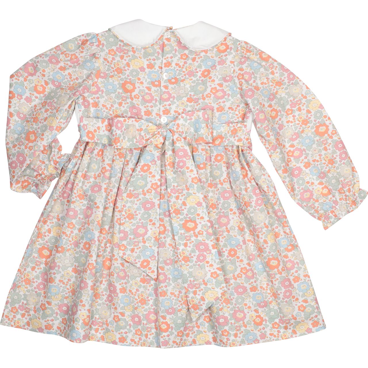 Fall Floral Custom Smocked Dress