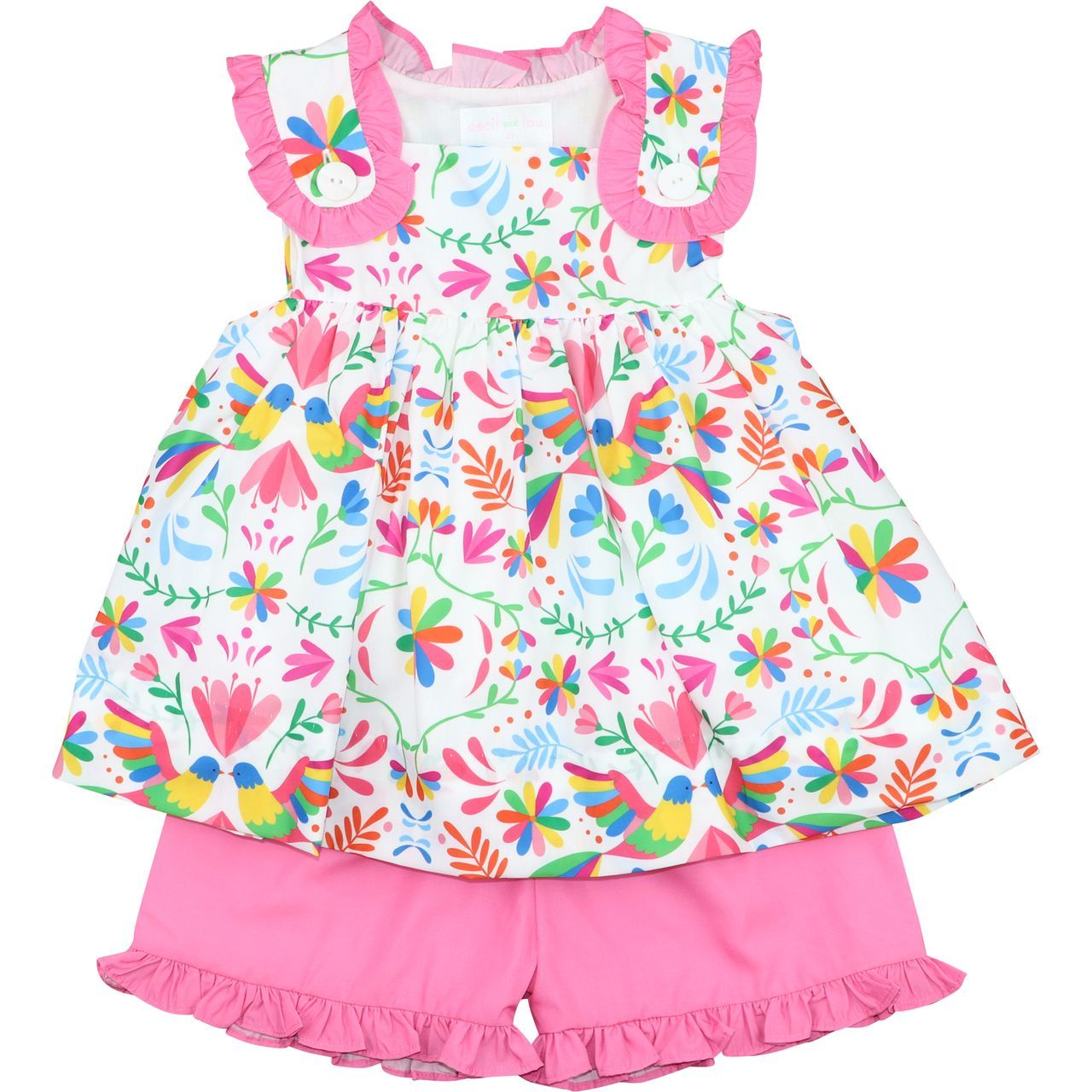 Fiesta Ruffle Short Set