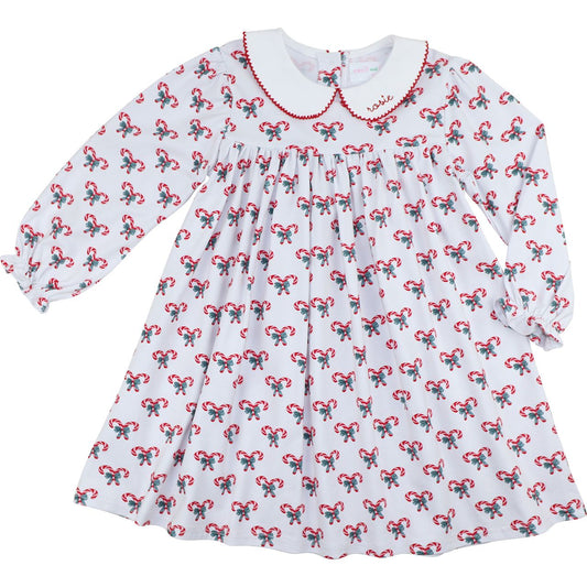 Candy Cane Knit Dress