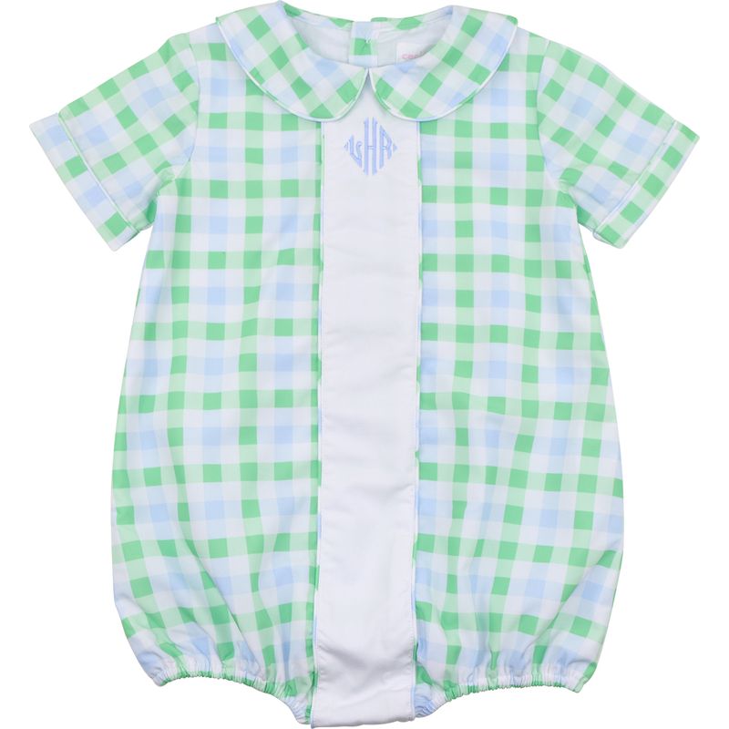 Green And Blue Check Bubble