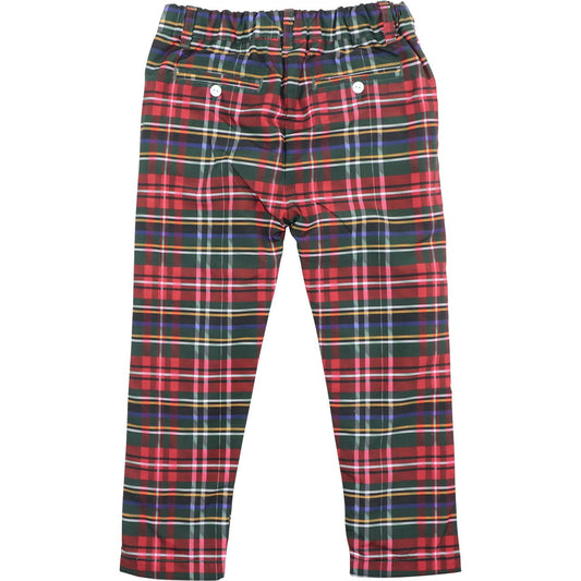 Green And Red Plaid Pants
