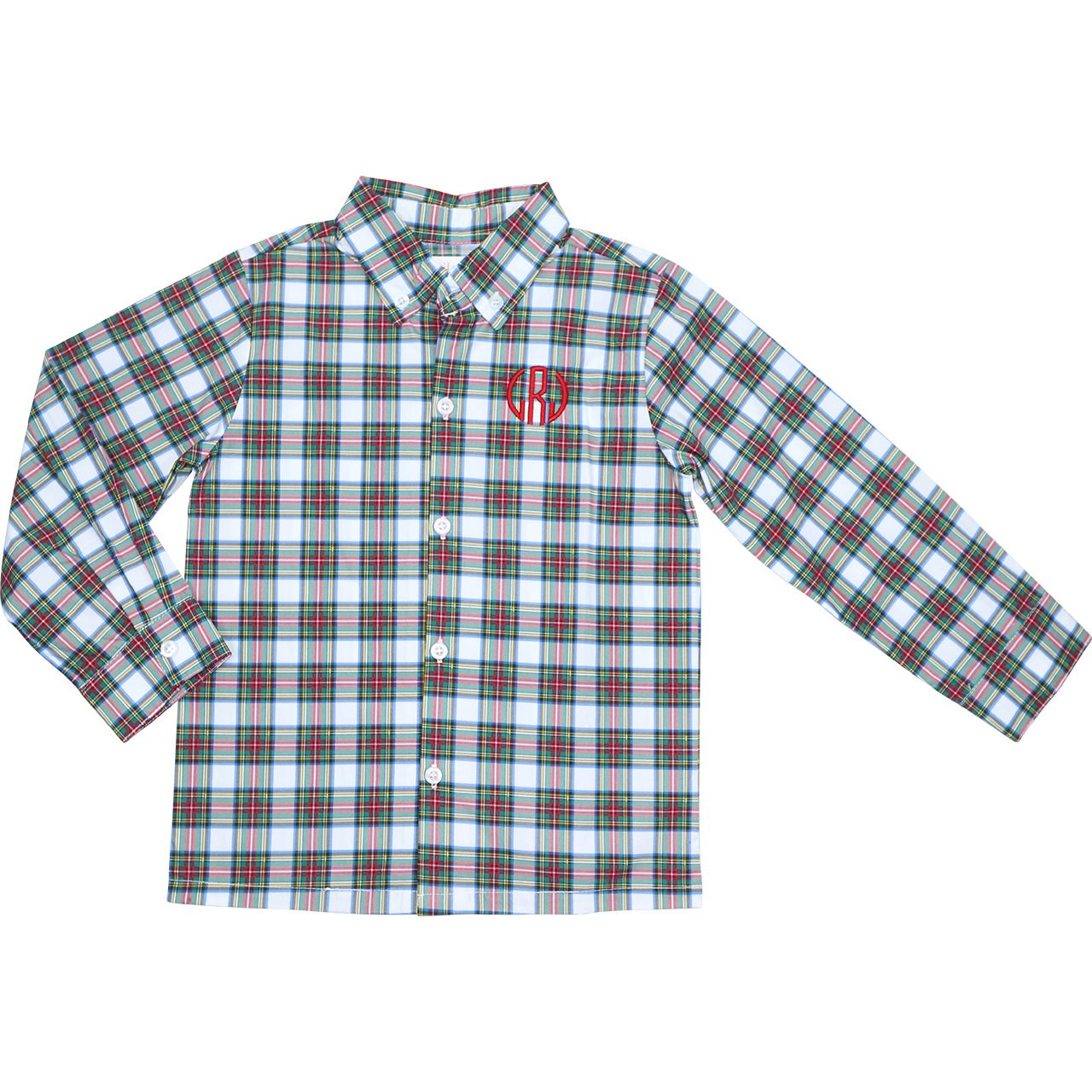 Holiday Plaid Button Down Shirt Size 12