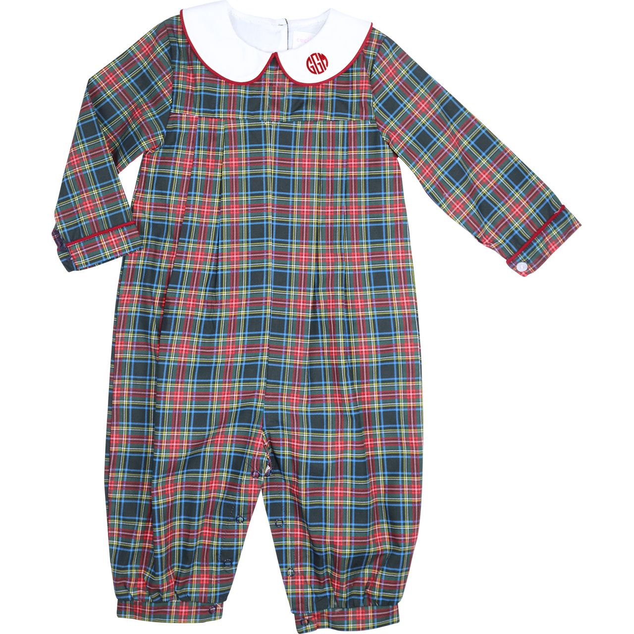 Holiday Tartan Plaid Romper