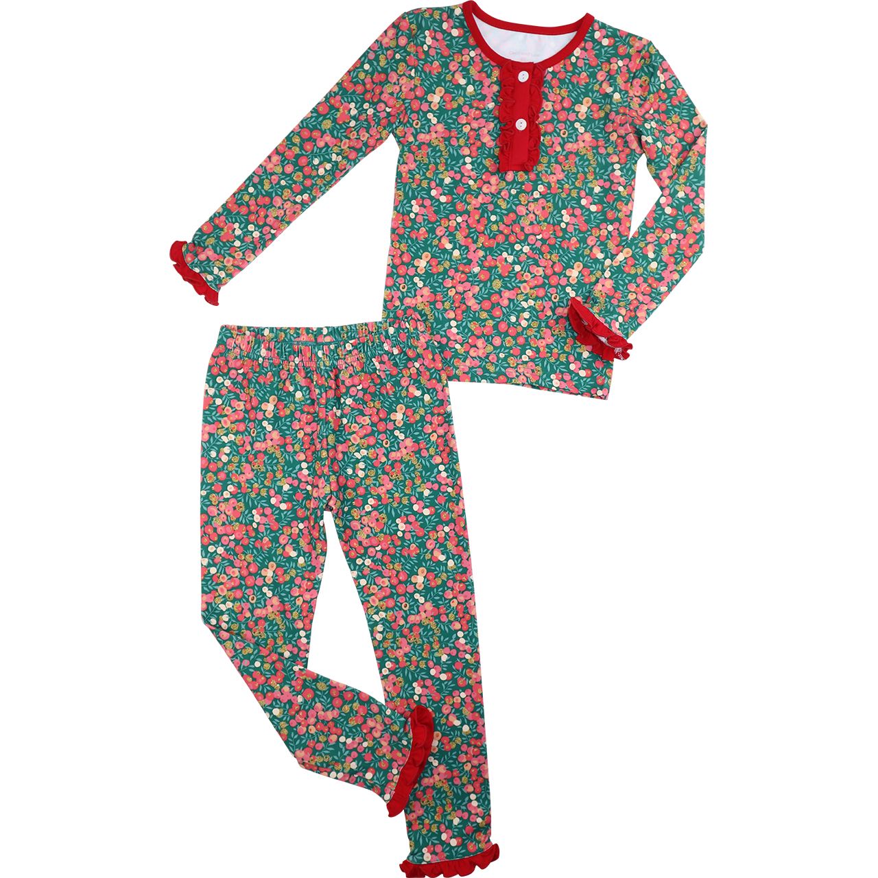 Holly And Berries Knit Pajamas