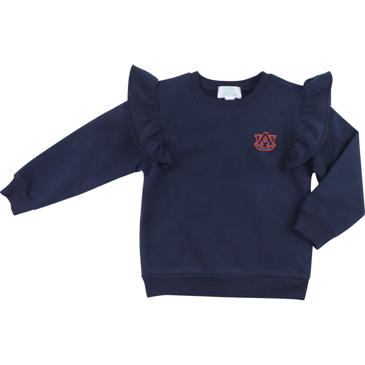 Officially Licensed by FOSTER Auburn Ruffled Sweatshirt