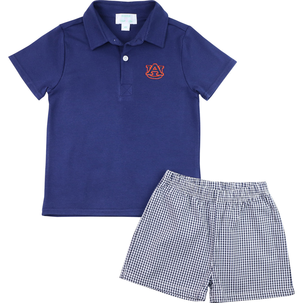 Officially Licensed by FOSTER Auburn Polo Short Set