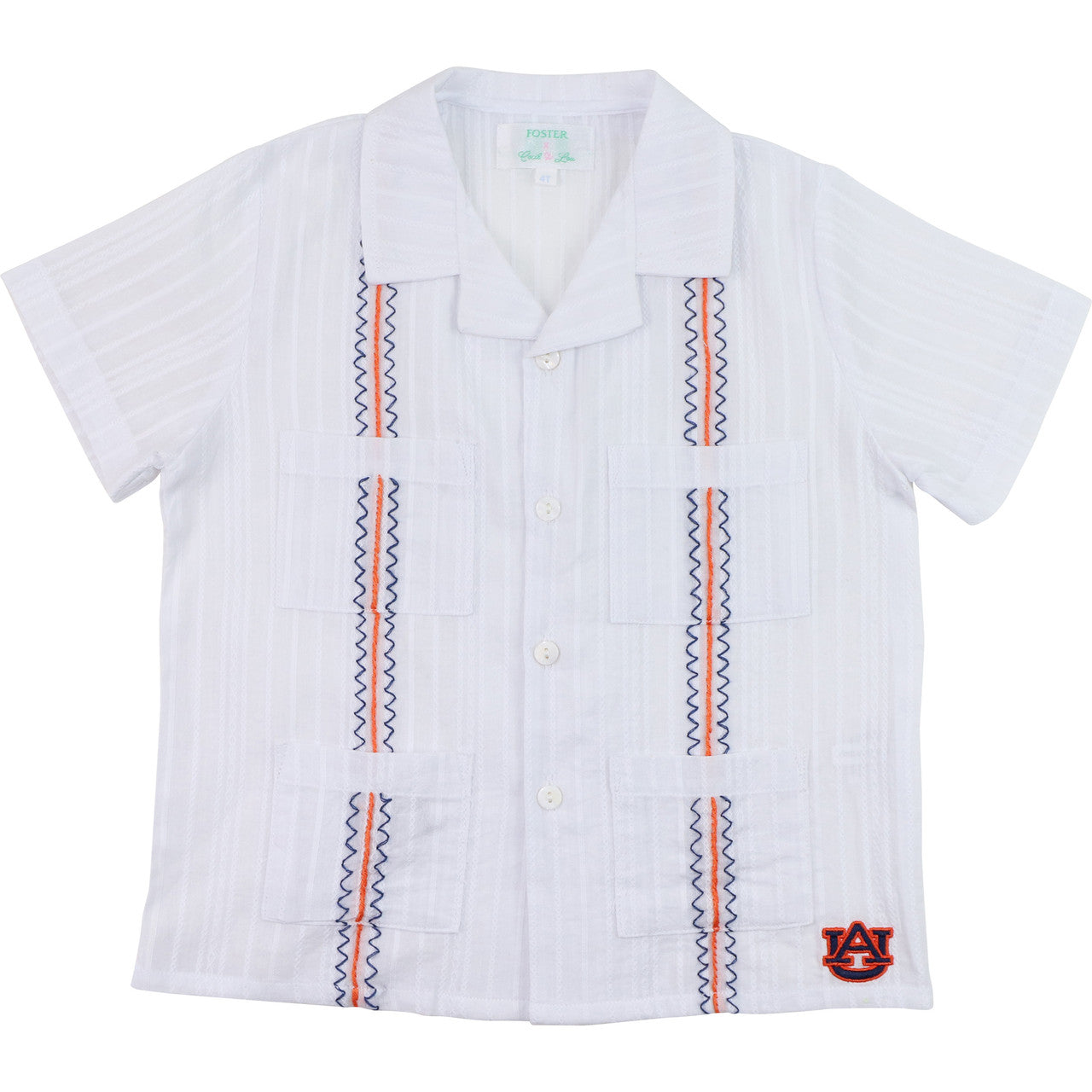 Officially Licensed by FOSTER Auburn Guayabera