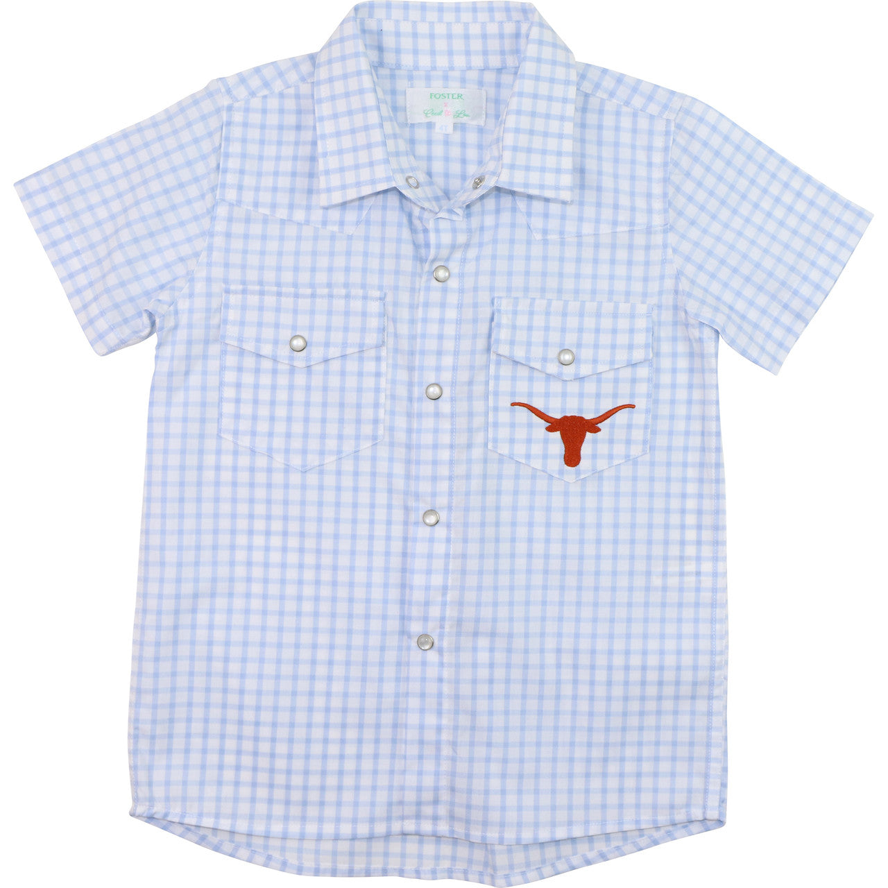 Officially Licensed by FOSTER UT Pearl Snap Shirt