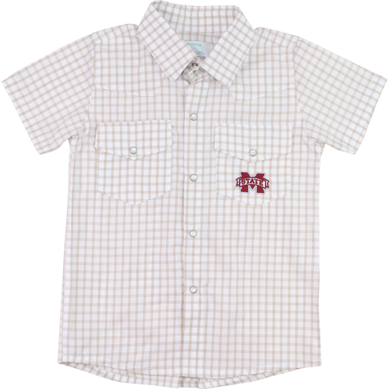 Officially Licensed by FOSTER Mississippi State Pearl Snap Shirt
