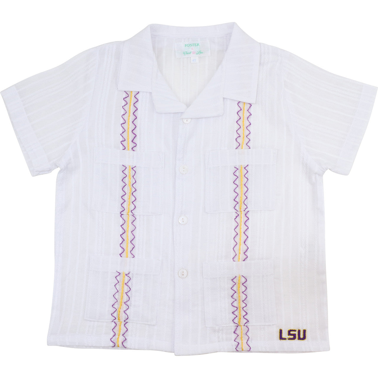 Officially Licensed by FOSTER LSU Guayabera