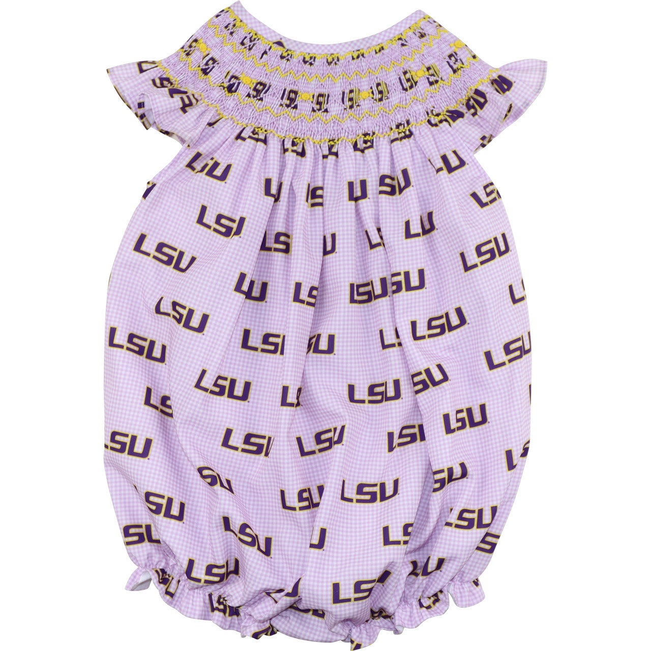 Officially Licensed by FOSTER Smocked LSU Bubble