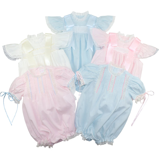 Blue Ruffle Heirloom Bubble