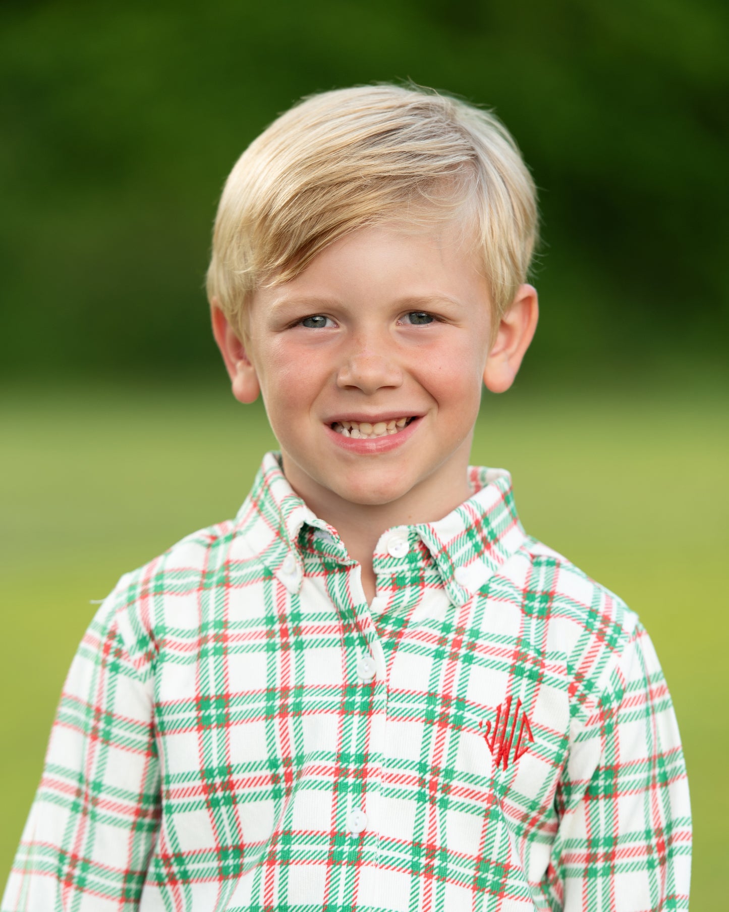 Plaid Corduroy Button Down Shirt