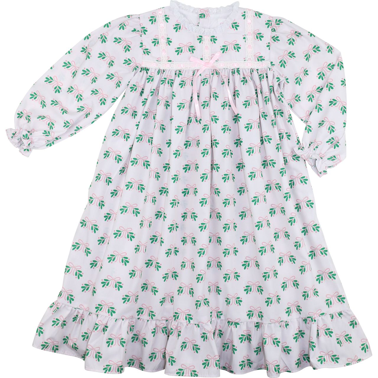 Mistletoe And Bow Night Gown