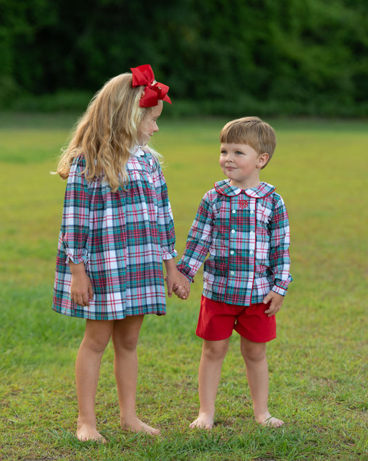 Holiday Tartan Plaid Dress