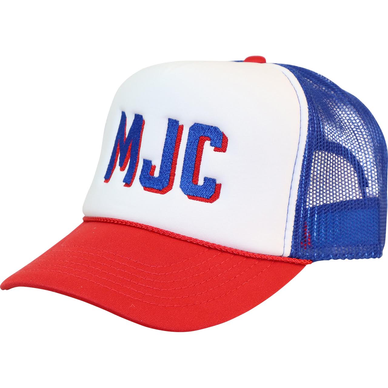 Navy And Red Foam Trucker Hat1