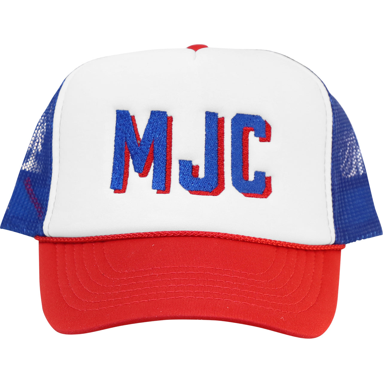 Navy And Red Foam Trucker Hat