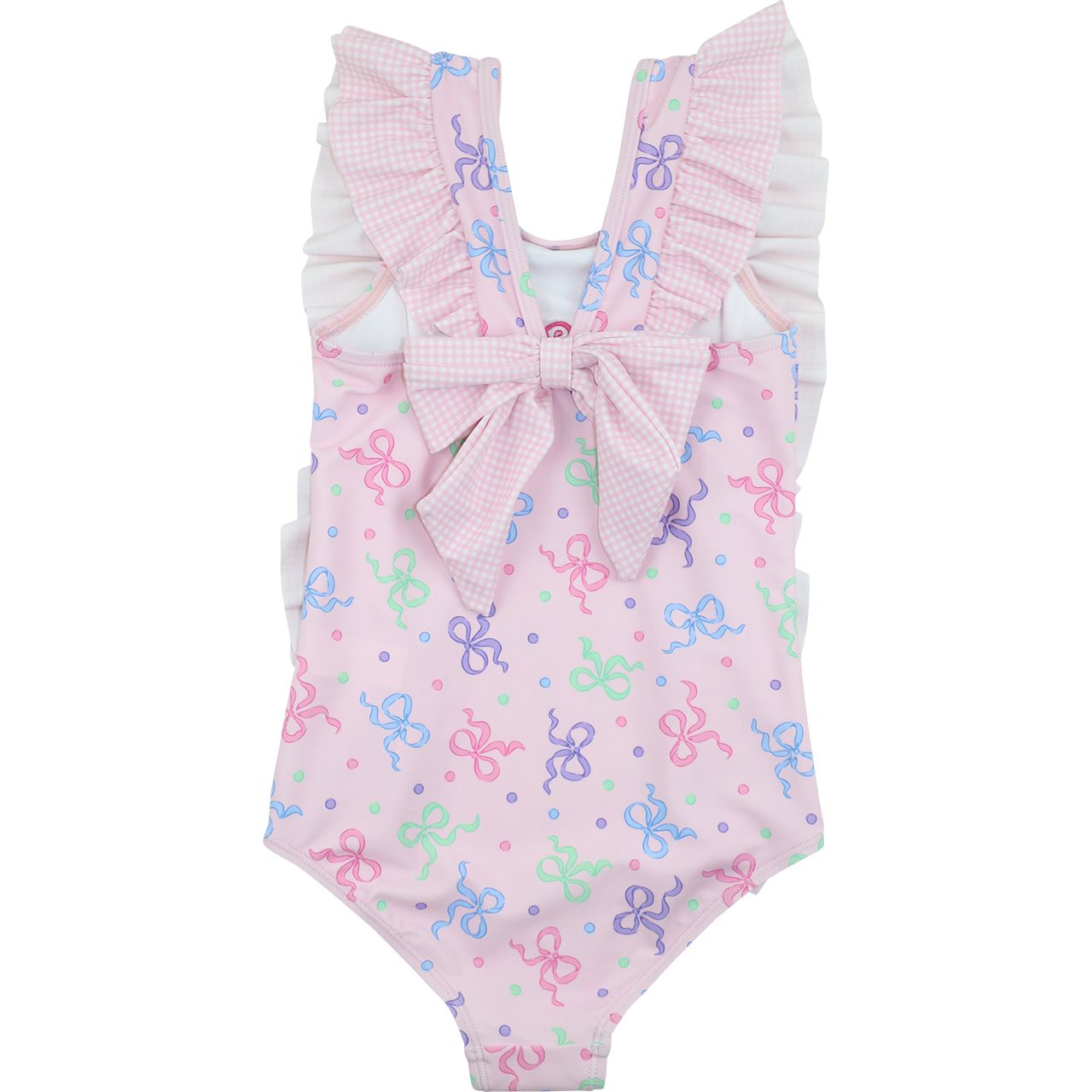 Pastel Bow Print Swimsuit