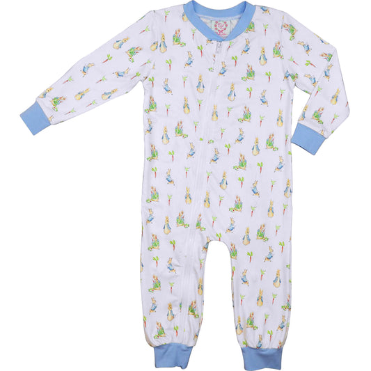 Peter Rabbit Knit Zipper Pajamas