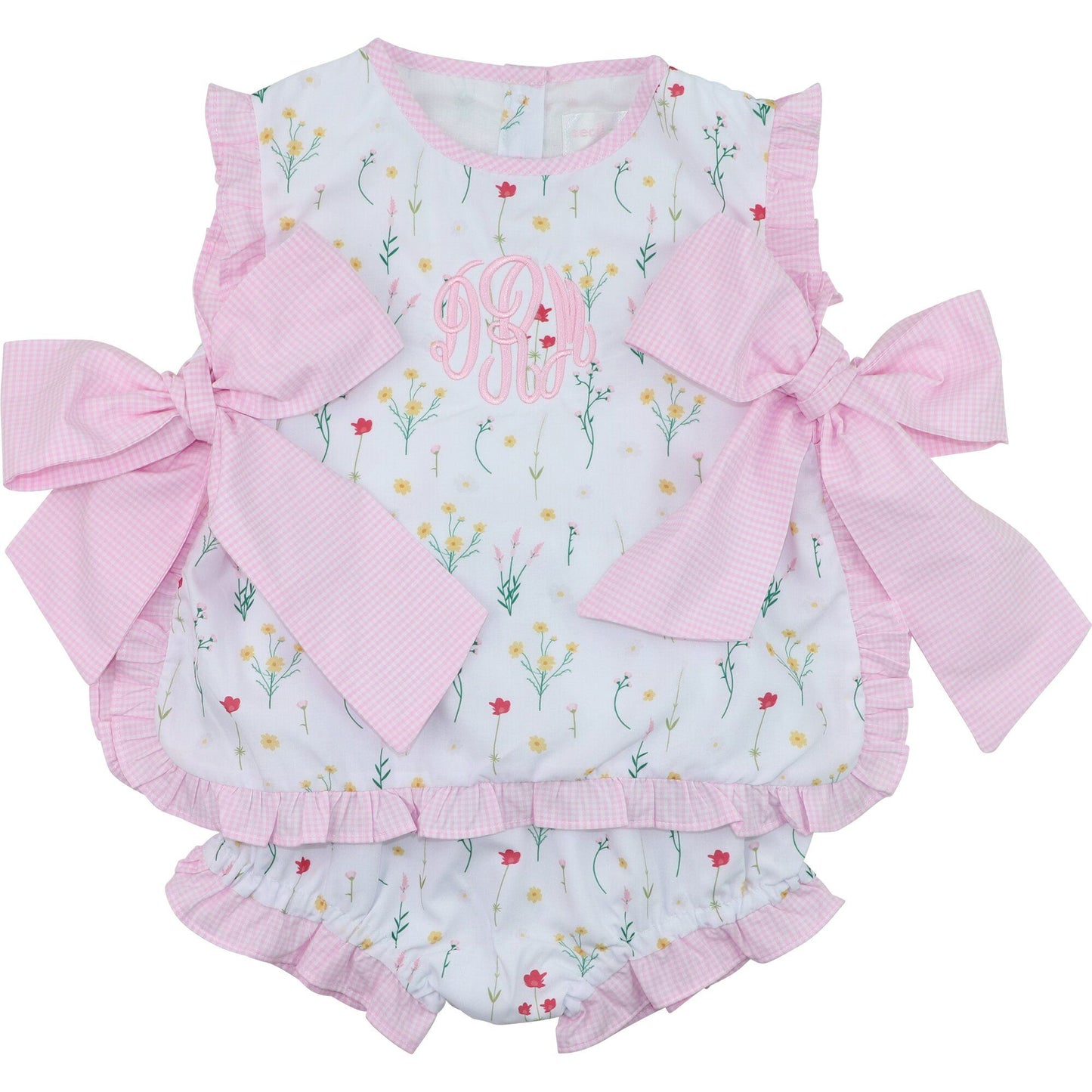 Petite Floral Bouquet Diaper Set