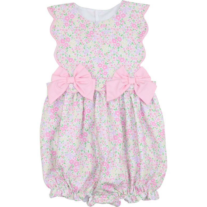 Pink Floral Bow Bubble