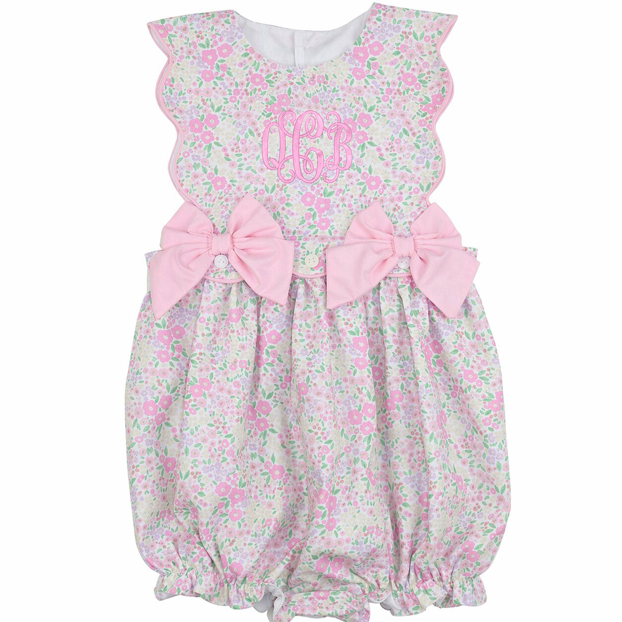 Pink Floral Bow Bubble1