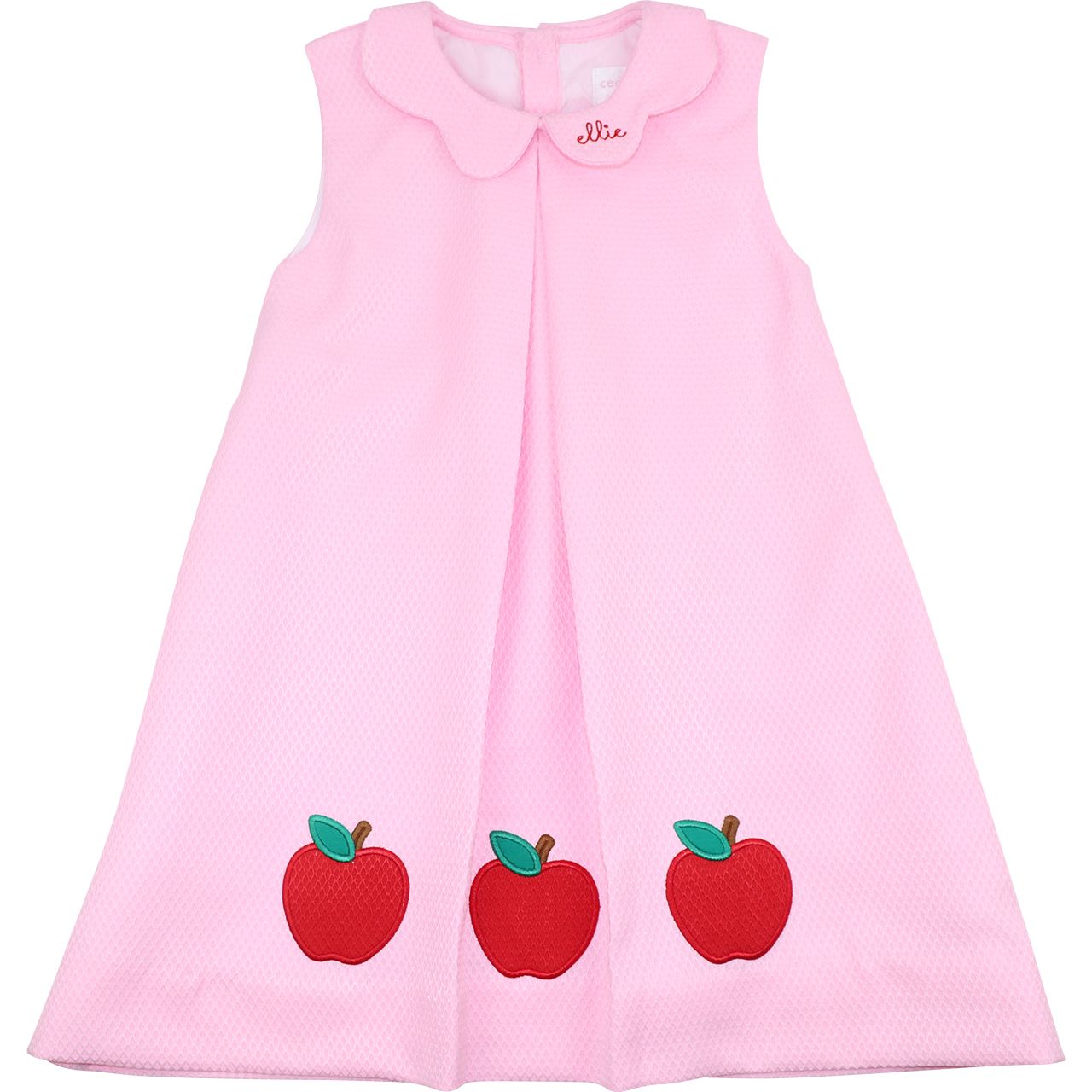 Pink Honeycomb Apple Dress