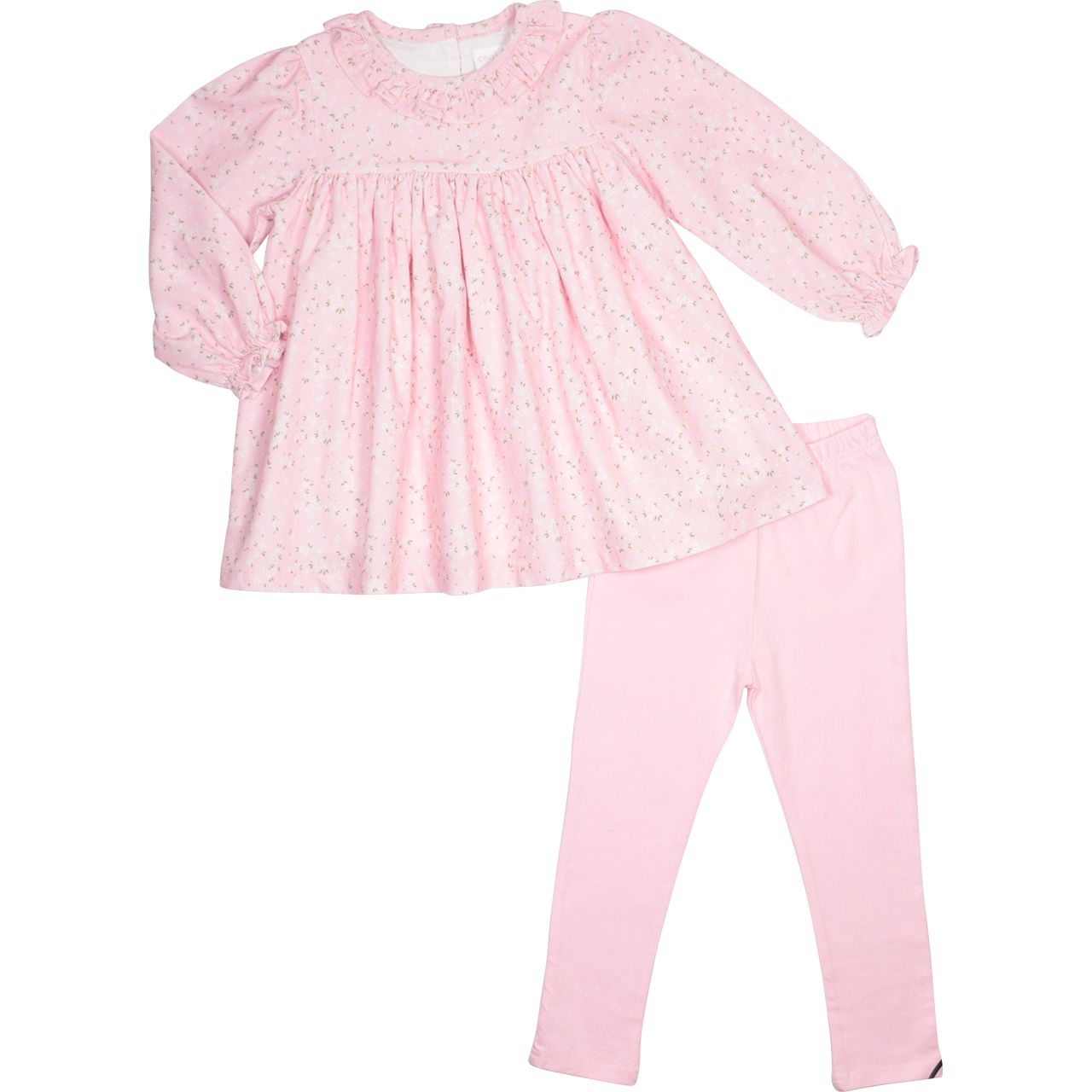 Pink Petite Floral Knit Legging Set
