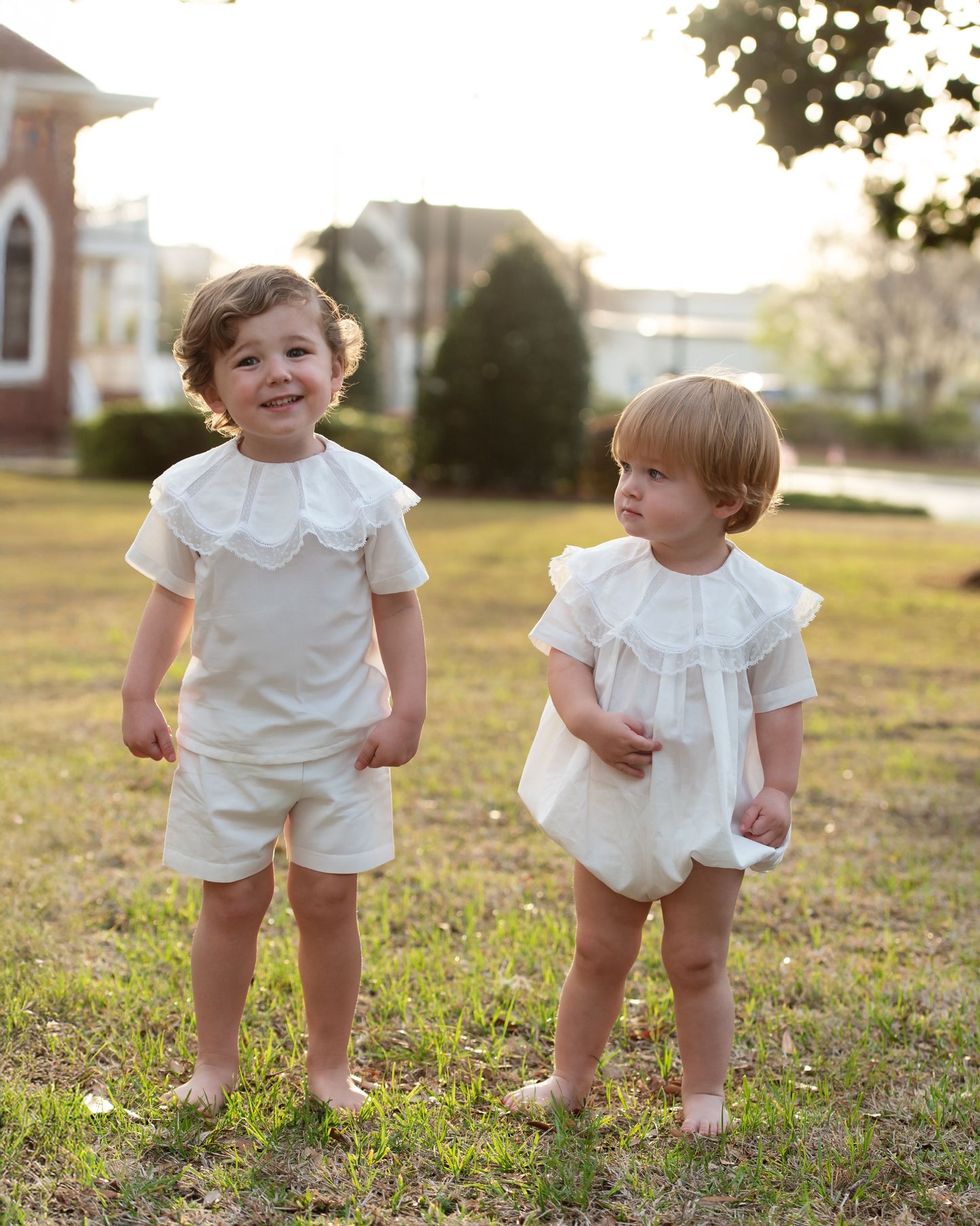 White Heirloom Short Set