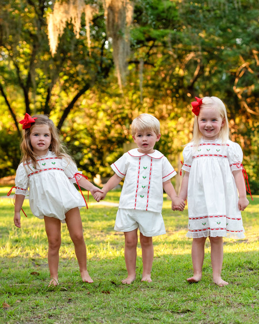 Embroidered Holly Heirloom Dress