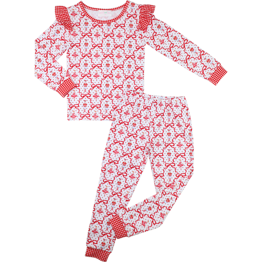 Red Knit Nutcracker Ballet Pajamas