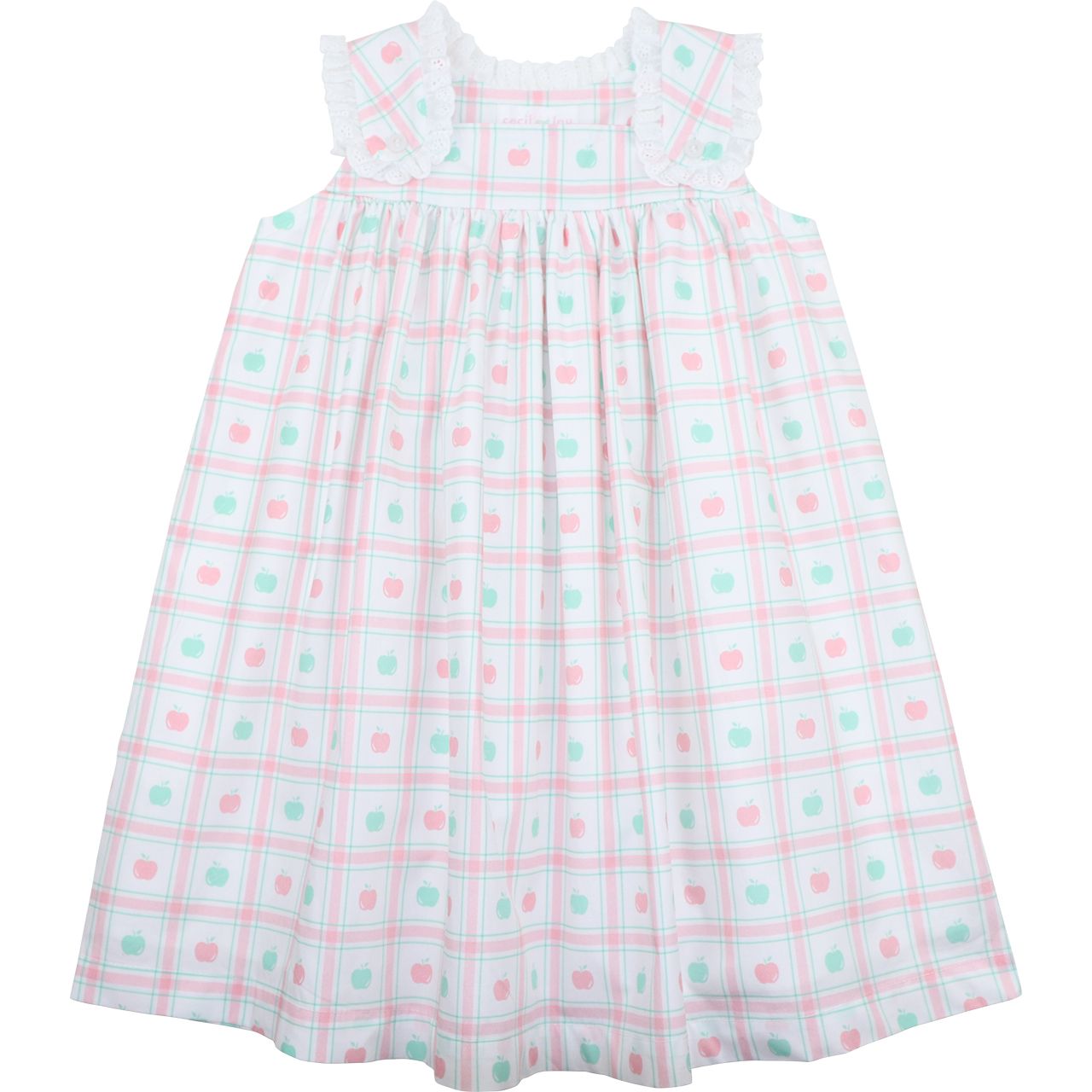 Mint And Pink Apple Dress
