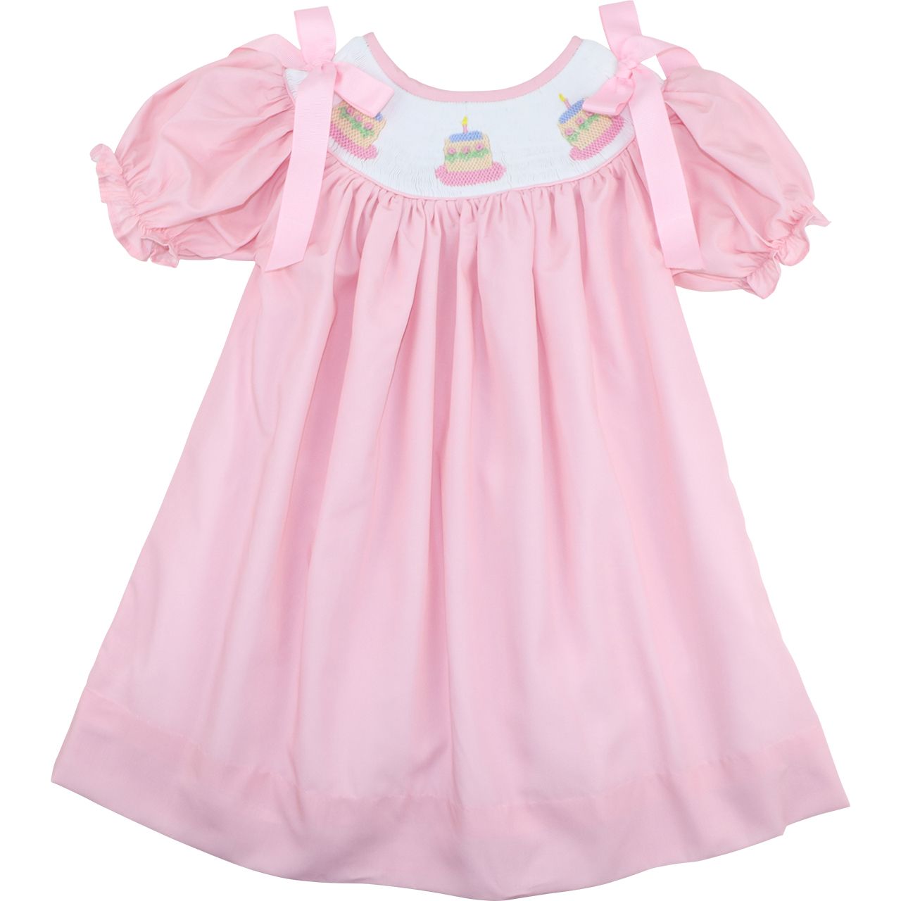 princess smocked dress Smocked Birthday Cake Dress Size 4T