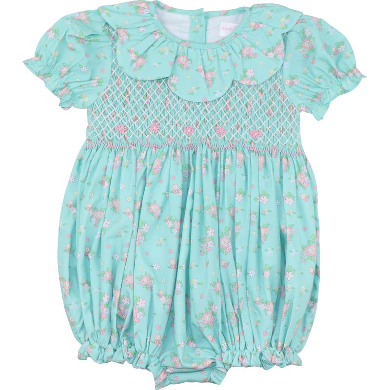 Smocked Floral Bouquet Bubble