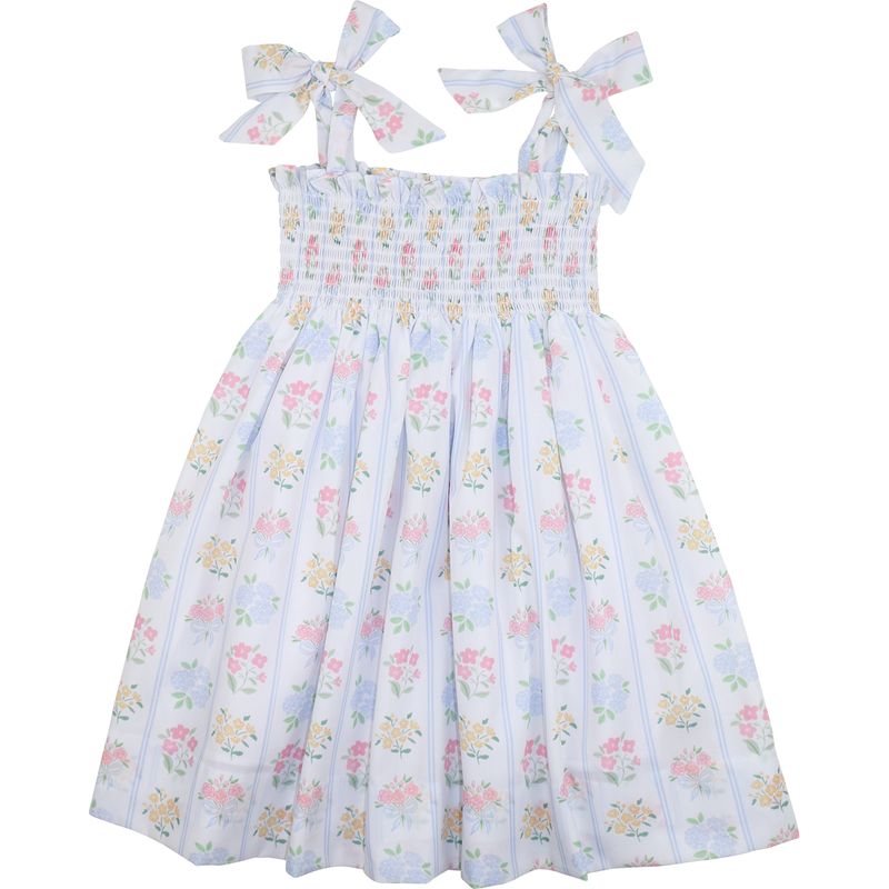 Smocked Floral Bouquet Dress
