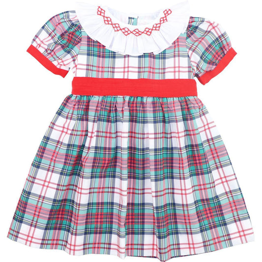Smocked Plaid Dress