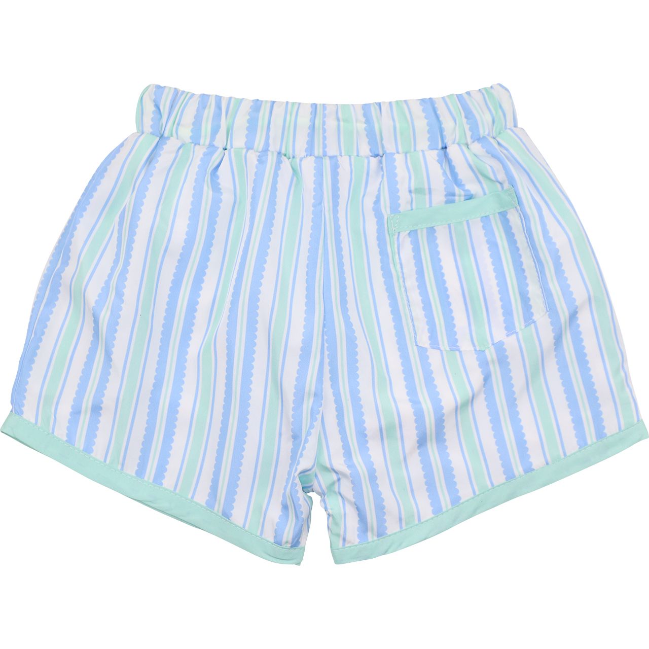 Striped Swim Trunks
