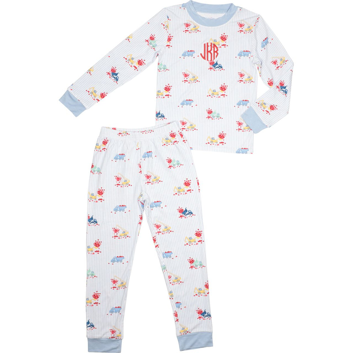 Valentine Truck Knit Pajamas