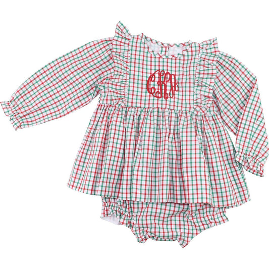 Windowpane Diaper Set